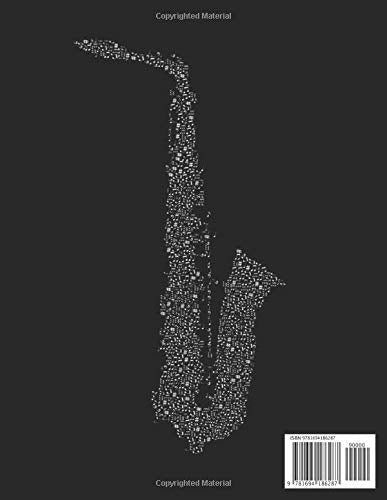 Blank Music Manuscript Paper Notebook T452