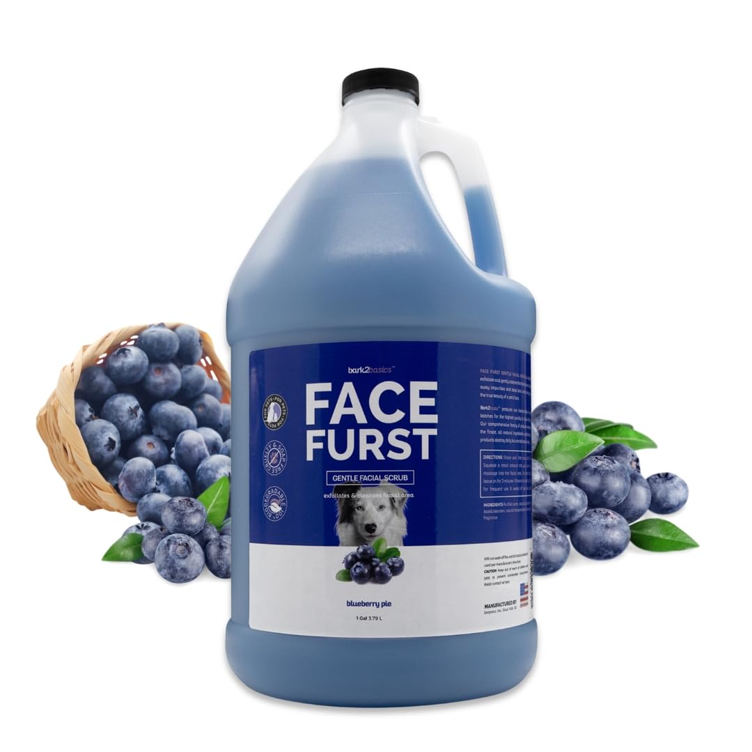Blueberry Facial Scrub Dog Shampoo 1 Gallon S566