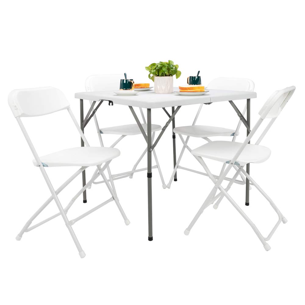 34 inch White Folding Plastic Table O61274