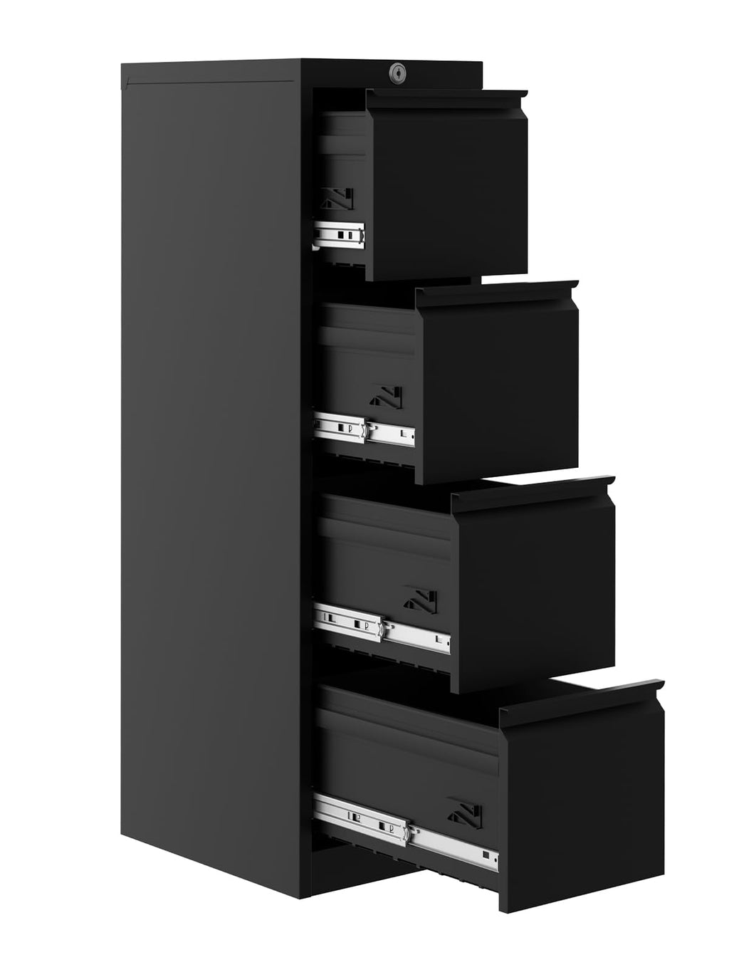 4 Drawer Metal File Cabinet with Lock I56284