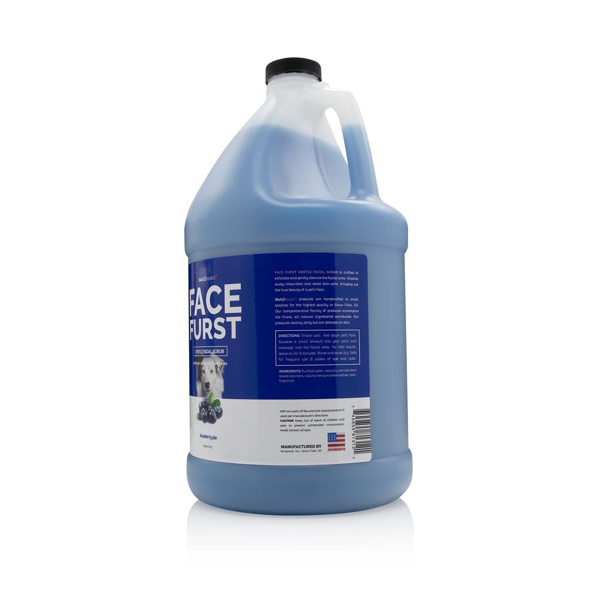 Blueberry Facial Scrub Dog Shampoo 1 Gallon S566