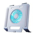 Aluminum Alloy Three Speed Regulation Light Desktop Fan Laptop Stand R909