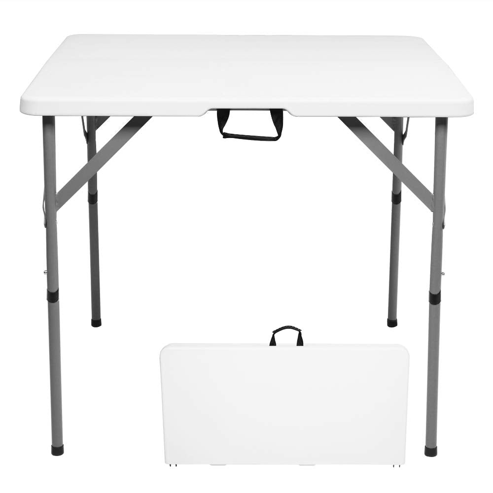 34 inch White Folding Plastic Table O61274