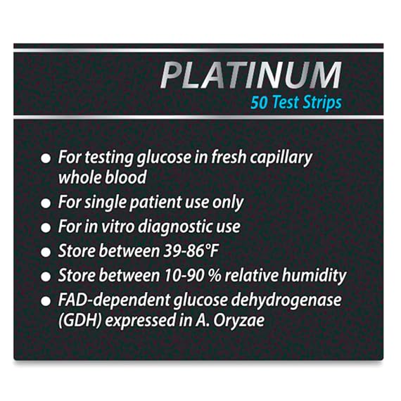 Blood Glucose Test Strips, 50 Count B3185