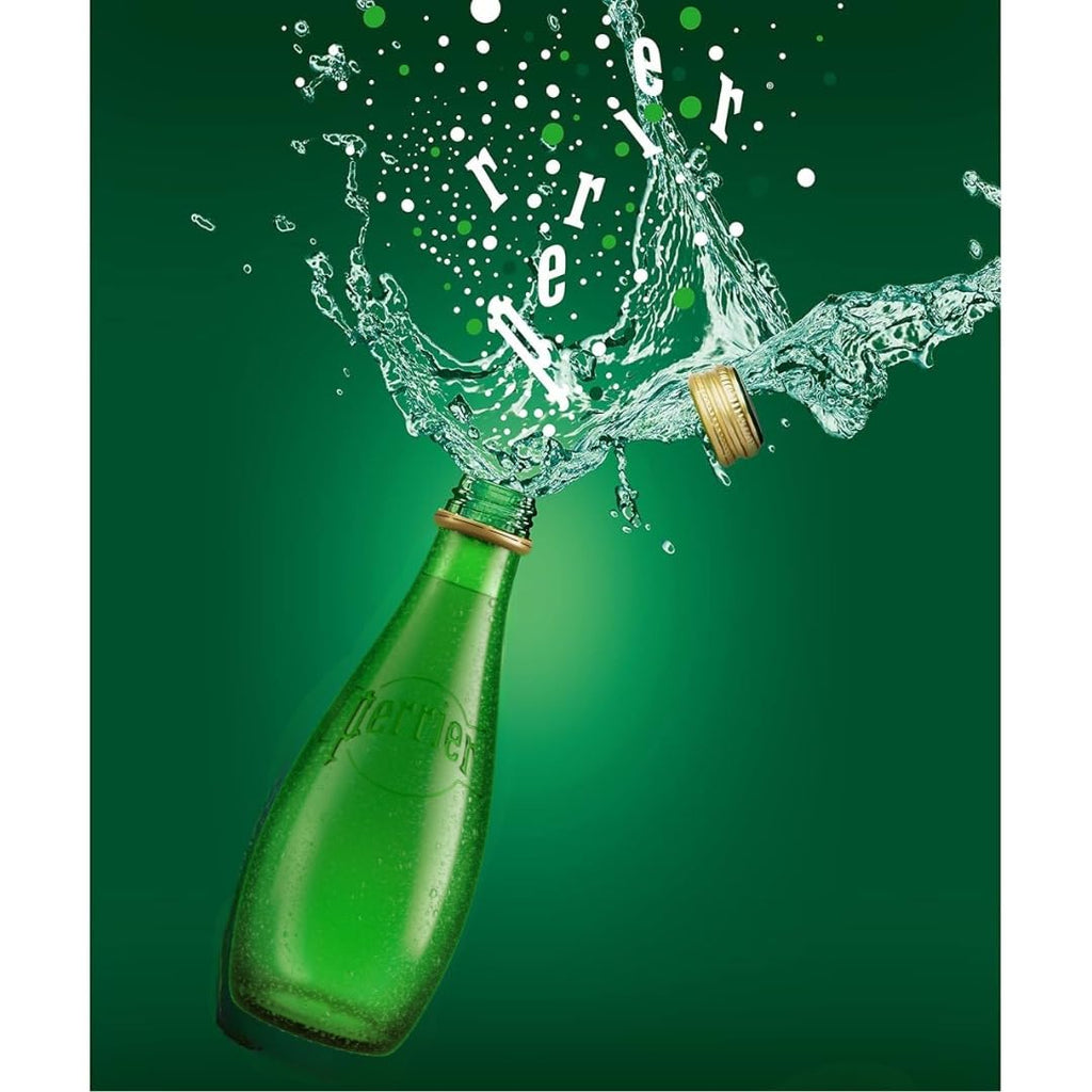 Sparkling Natural Mineral Water 11 Oz Glass Bottles Pack of 12 D3852
