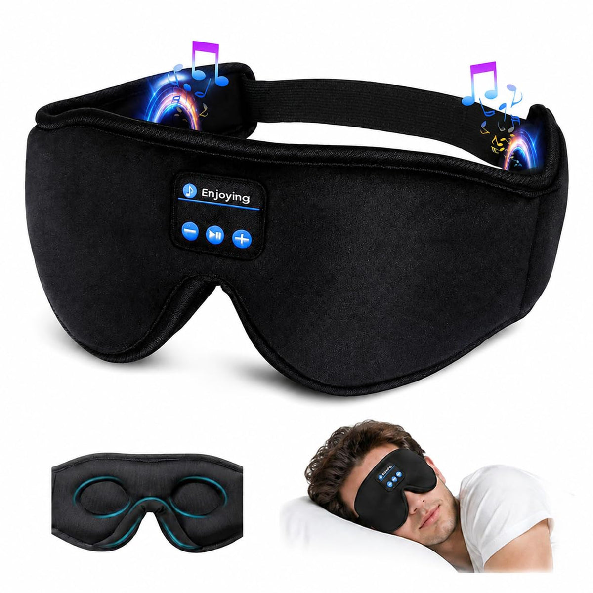 Sleep Mask with Bluetooth Headphones Q755983