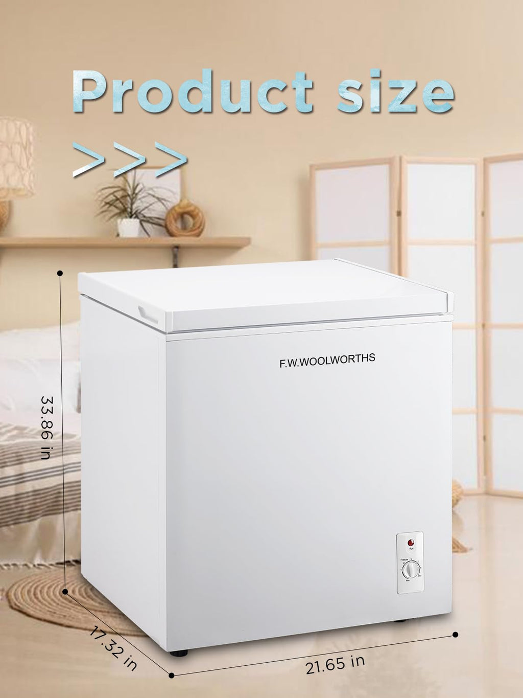 7.0 Cu.Ft Chest Freezer with Removable Basket, White A605289