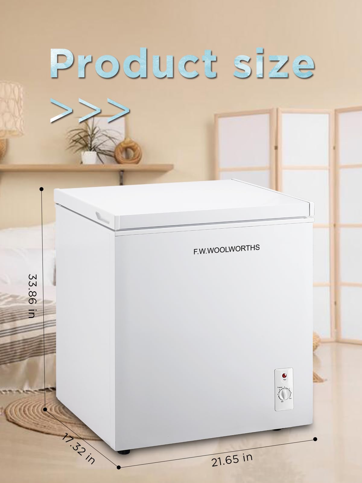 7.0 Cu.Ft Chest Freezer with Removable Basket, White A605289