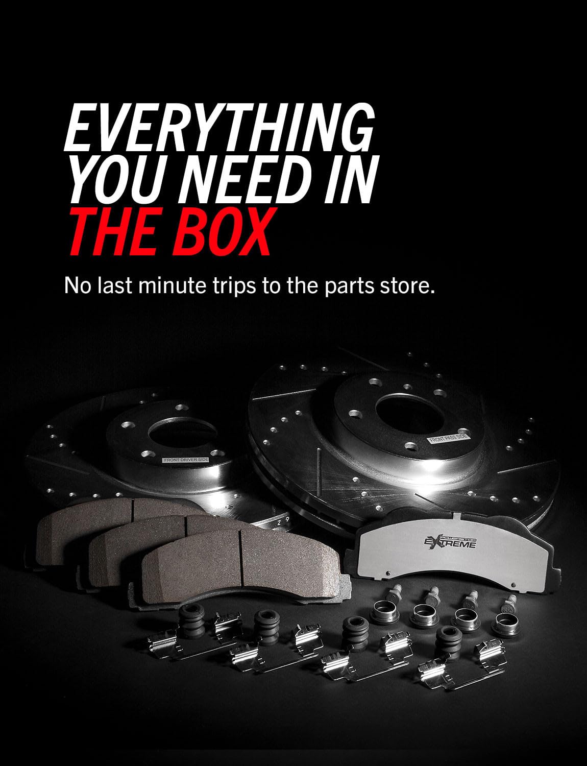 Brake Pad & Rotor Kit H282