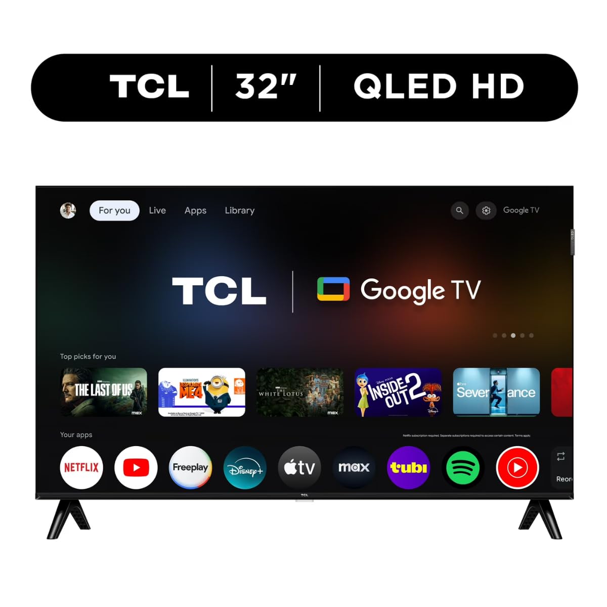 32" QLED Smart TV with Google TV I668676