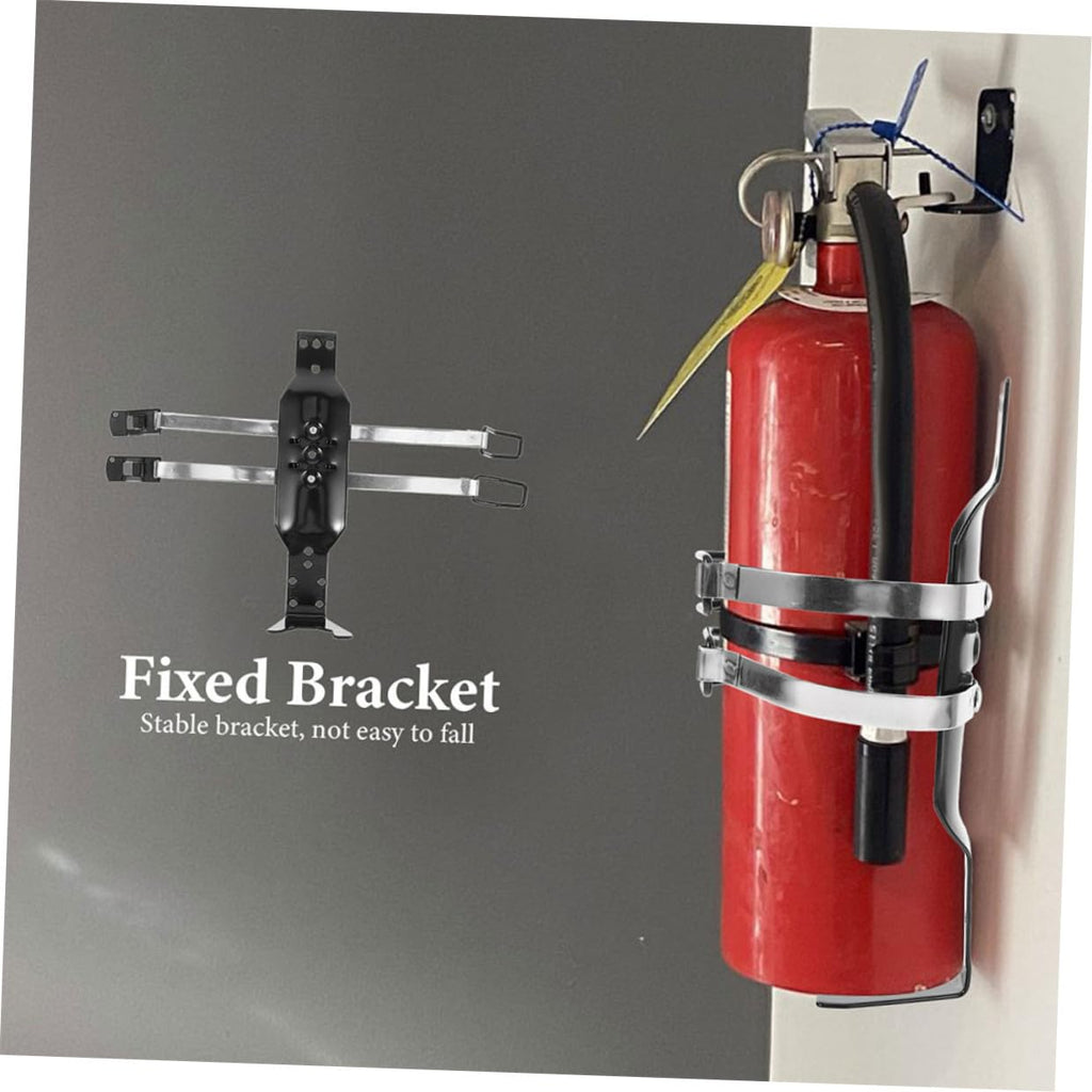 2pcs Fire Extinguisher Mounting Holder Wall Bracket L4406