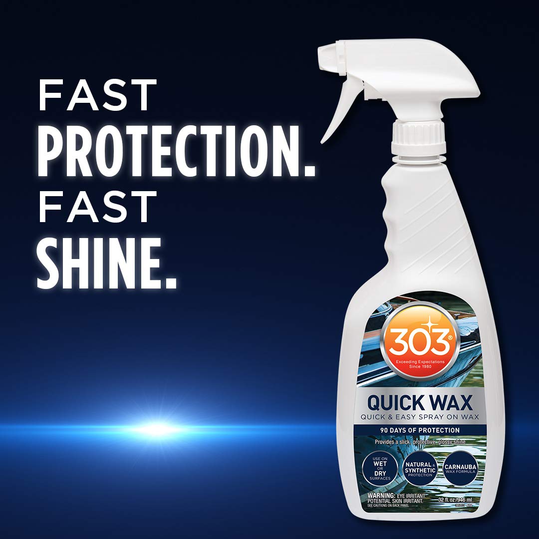 Marine Quick Wax Spray On Carnauba Wax 32 fl. oz. 6 Pack E226