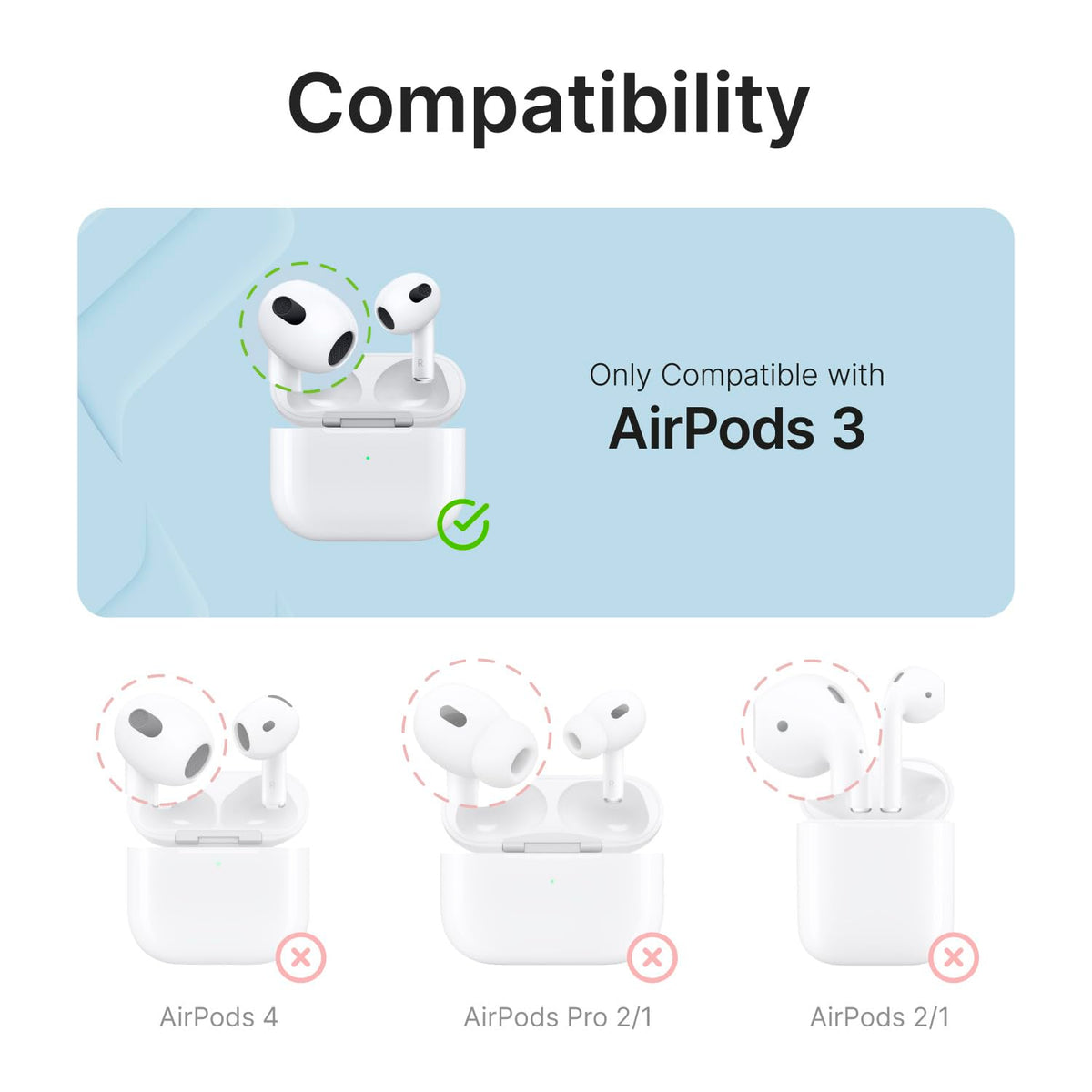 Waterproof AirPods 3rd Generation Case with Carabiner Z39507