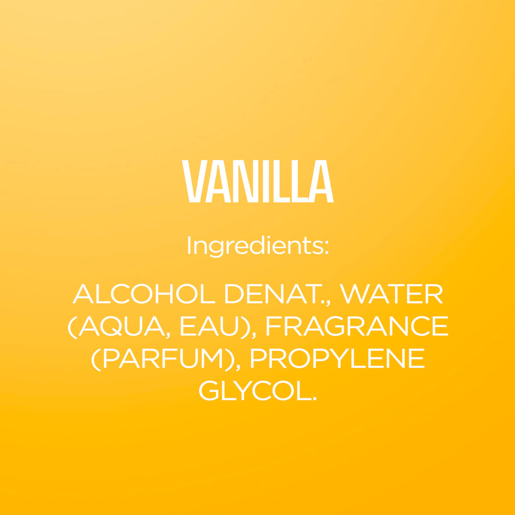 Vanilla Body Spray 8 fl oz (Pack of 2) Y55570