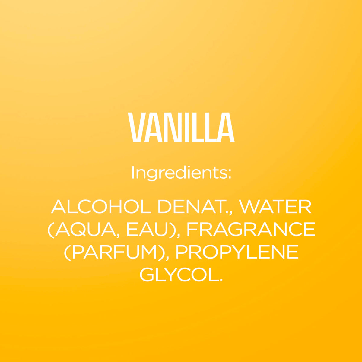Vanilla Body Spray 8 fl oz (Pack of 2) Y55570