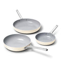Non-Stick Ceramic Coated Fry Pan Trio, 8", 10.5", & 12" U59843