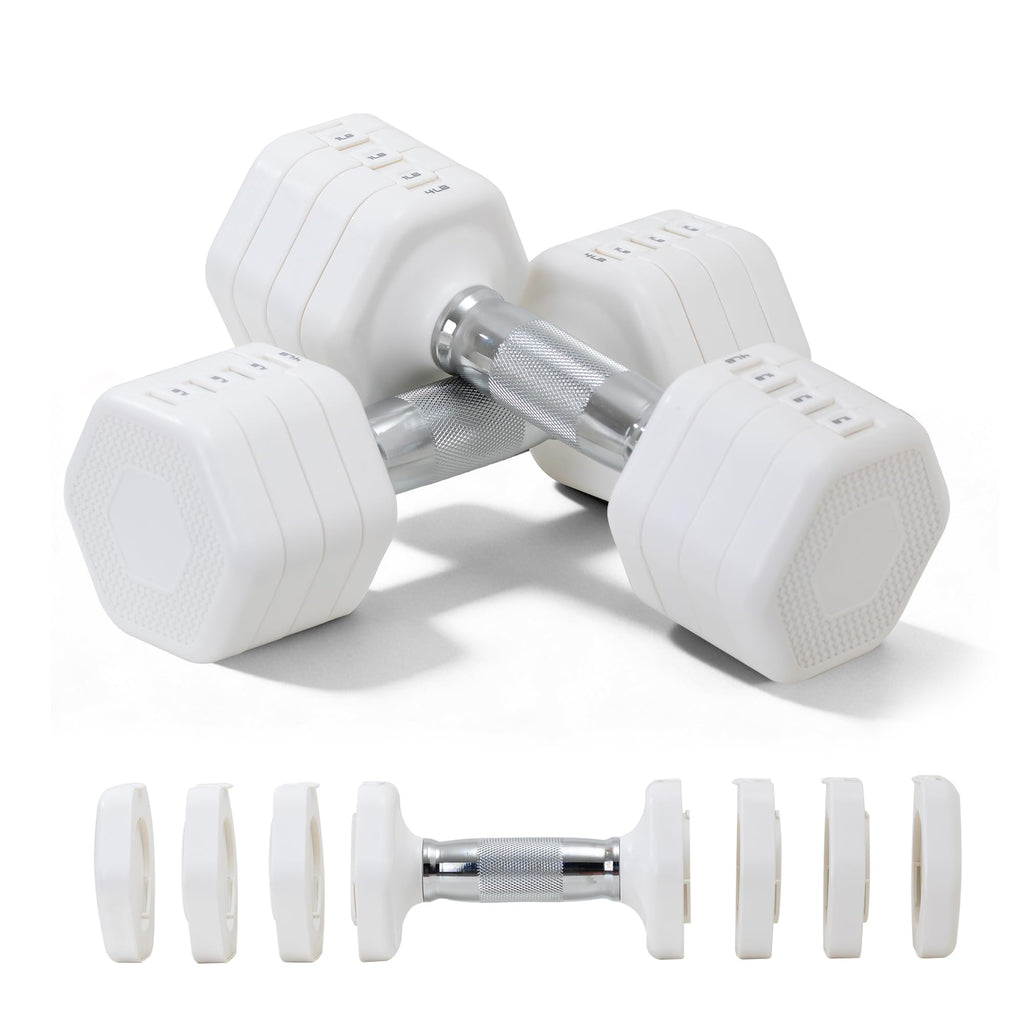 Adjustable Dumbbell Set of 2 Total 20 Lbs X963