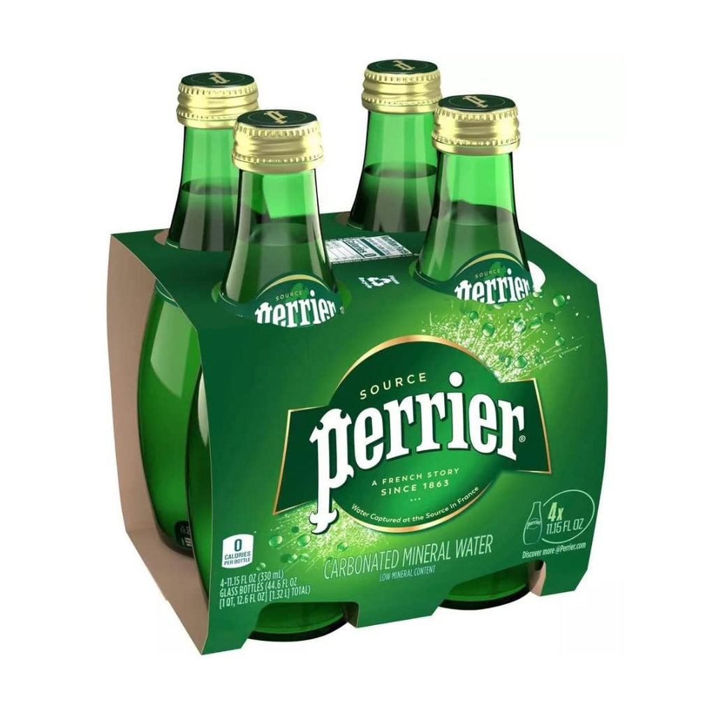Sparkling Natural Mineral Water 11 Oz Glass Bottles Pack of 12 D3852