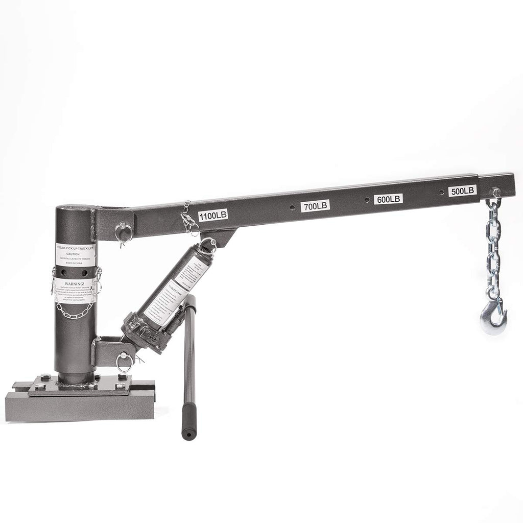 1/2 Ton Capacity Pickup Truck Hoist Lift Jib Crane Telescopic Boom Q37855