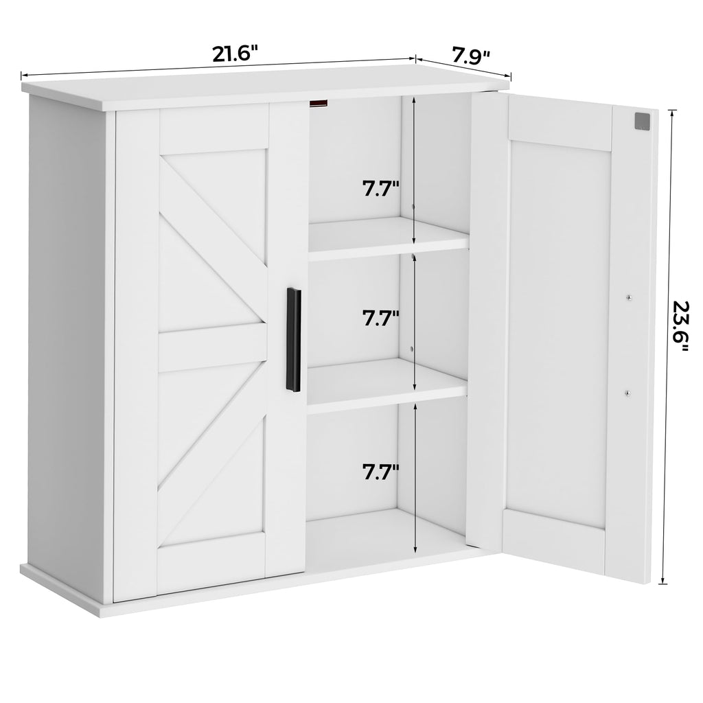 Bathroom Wall Cabinet with Adjustable Shelves X663766
