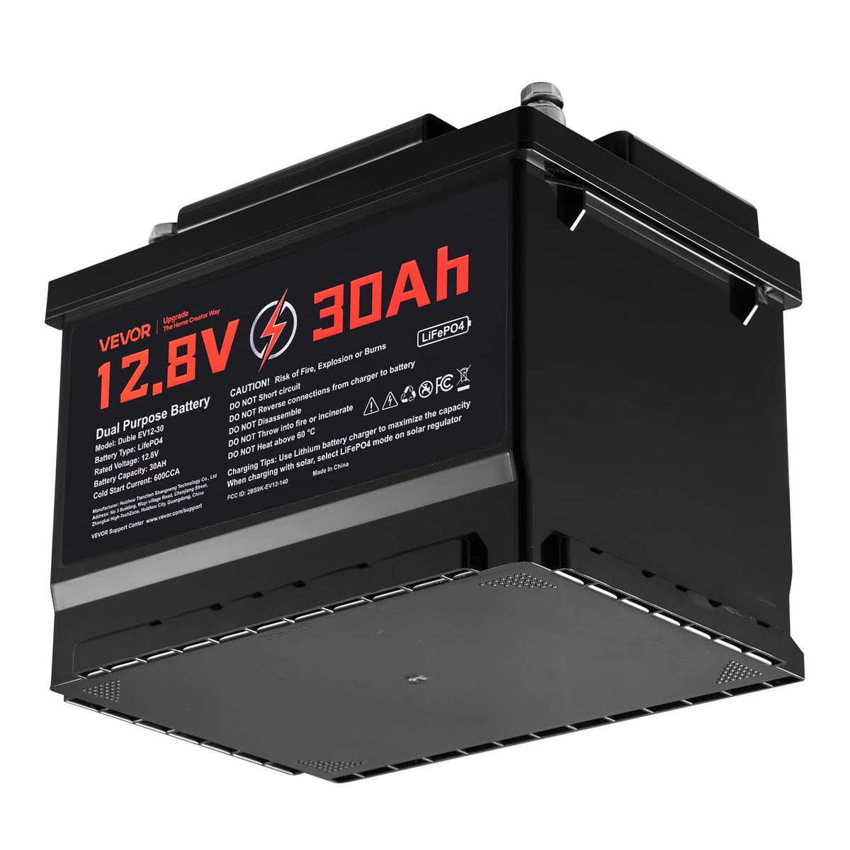12V 30Ah LiFePO4 Dual Purpose Battery P5457
