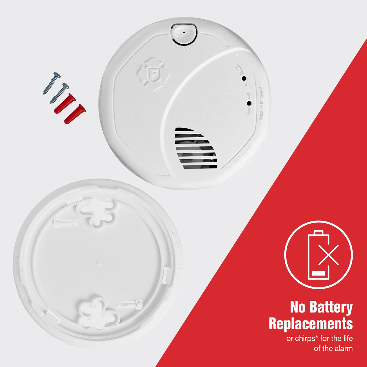 10-Year Battery Combination Smoke & Carbon Monoxide Alarm L65757