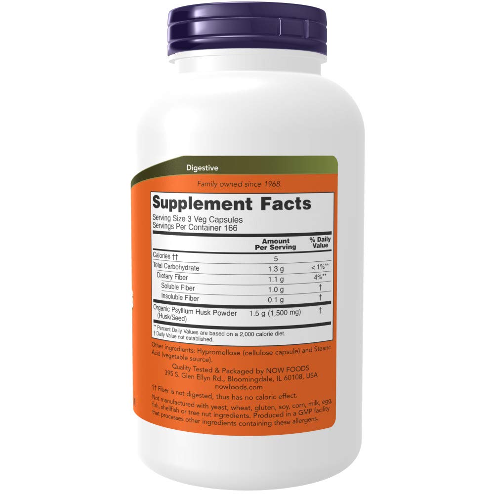 Psyllium Husk 500mg 500 Capsule 2 Pack P524748