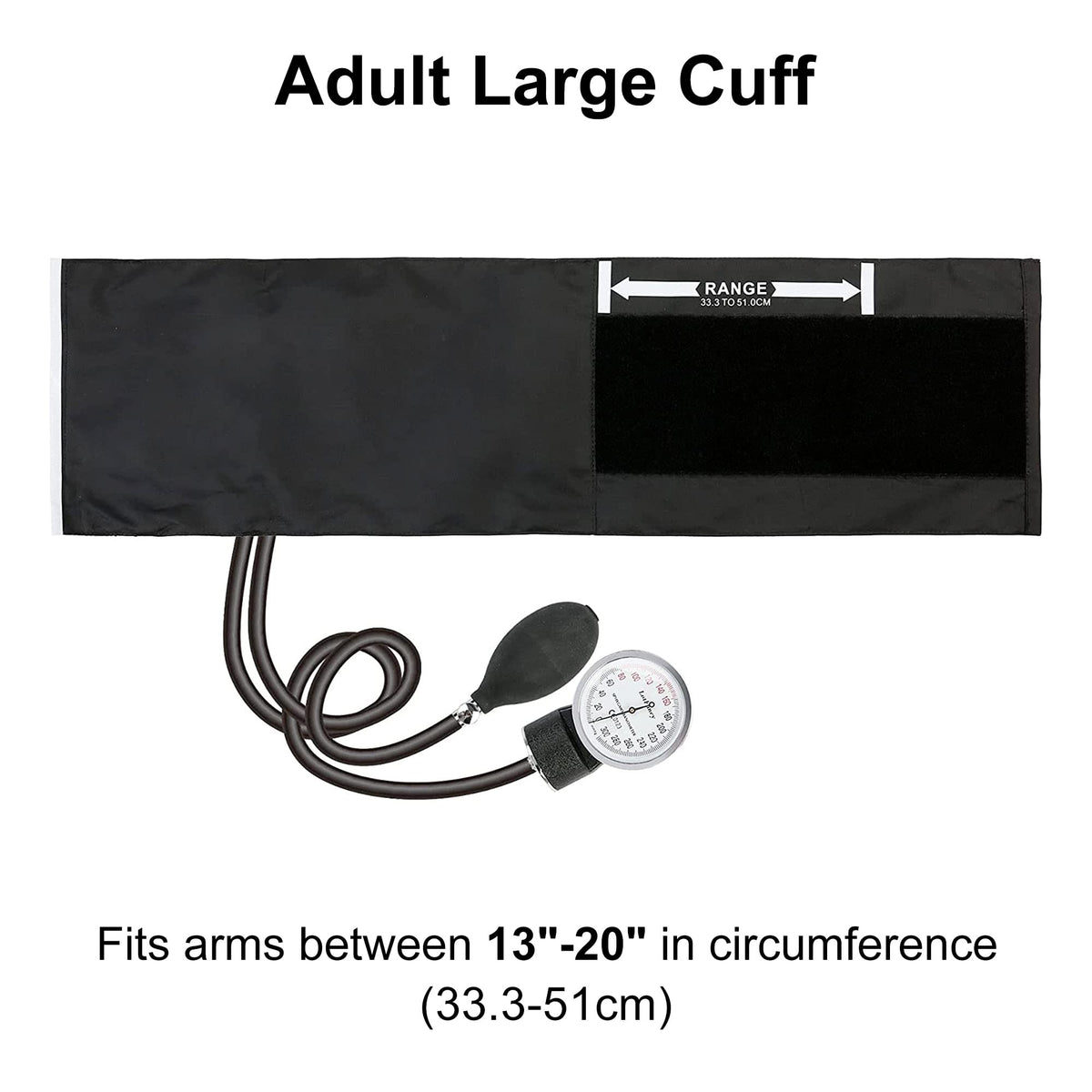Large Adult Blood Pressure Cuff with Carrying Case E793