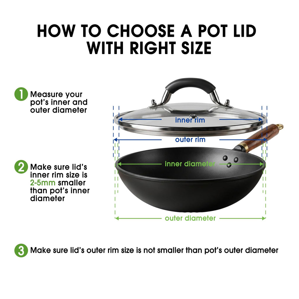 10.25 Inch Tempered Glass Lid H8392
