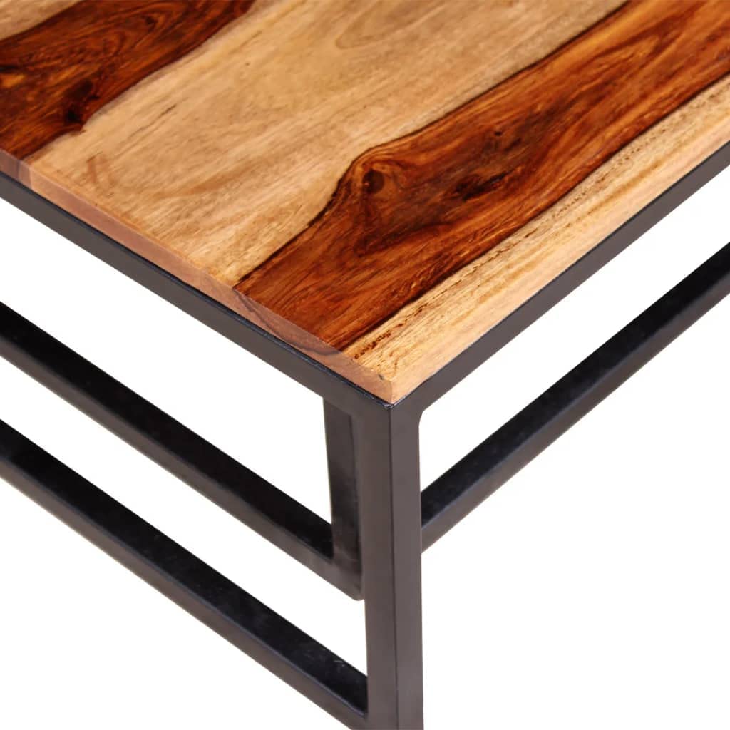 Solid Sheesham Wood Nesting Coffee Table Set B689913