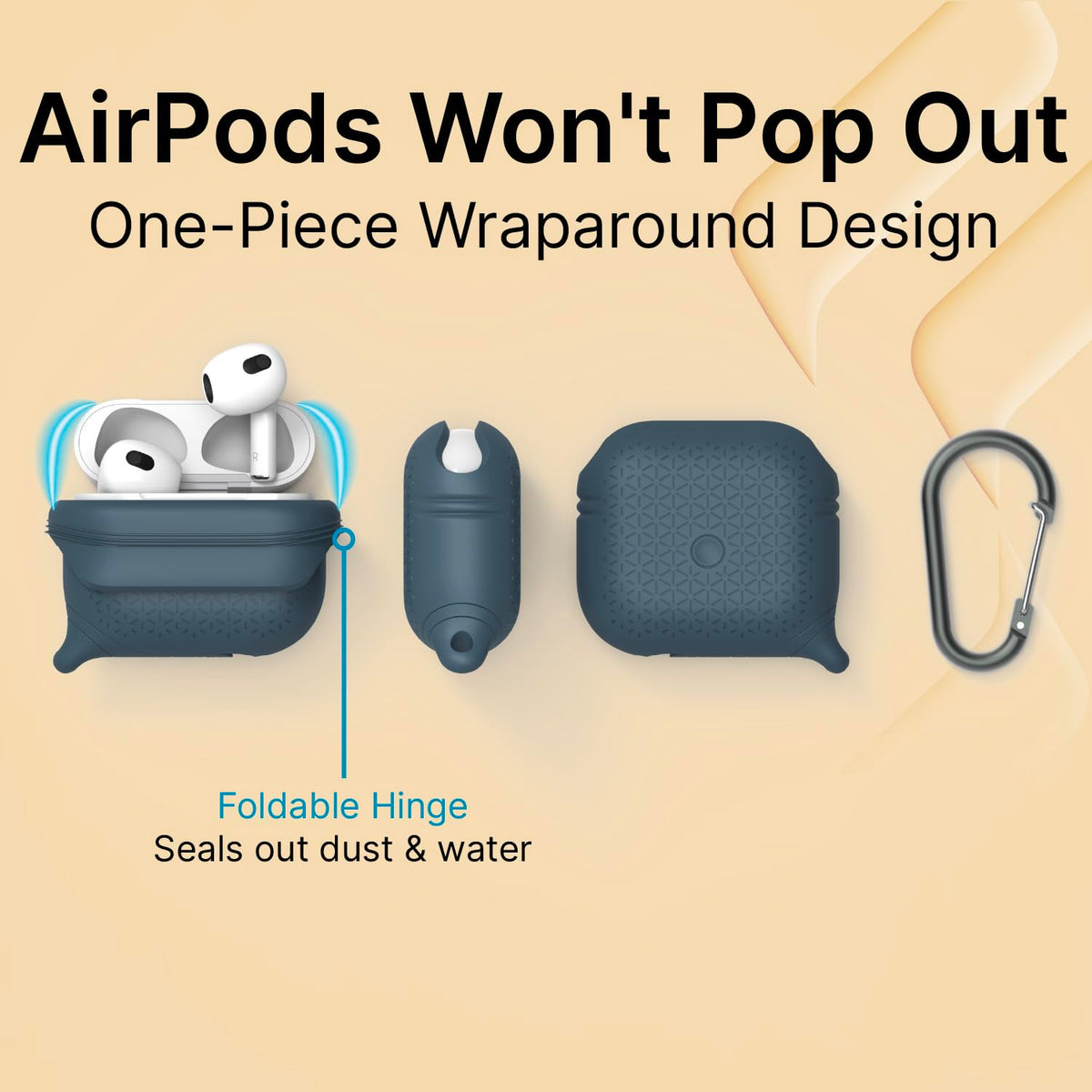 Waterproof AirPods 3rd Generation Case with Carabiner Z39507