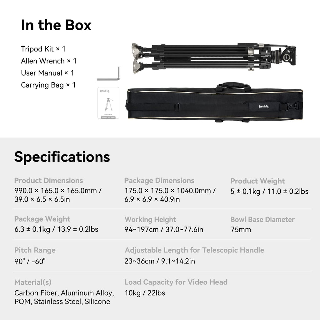 Carbon Fiber Tripod System W505740