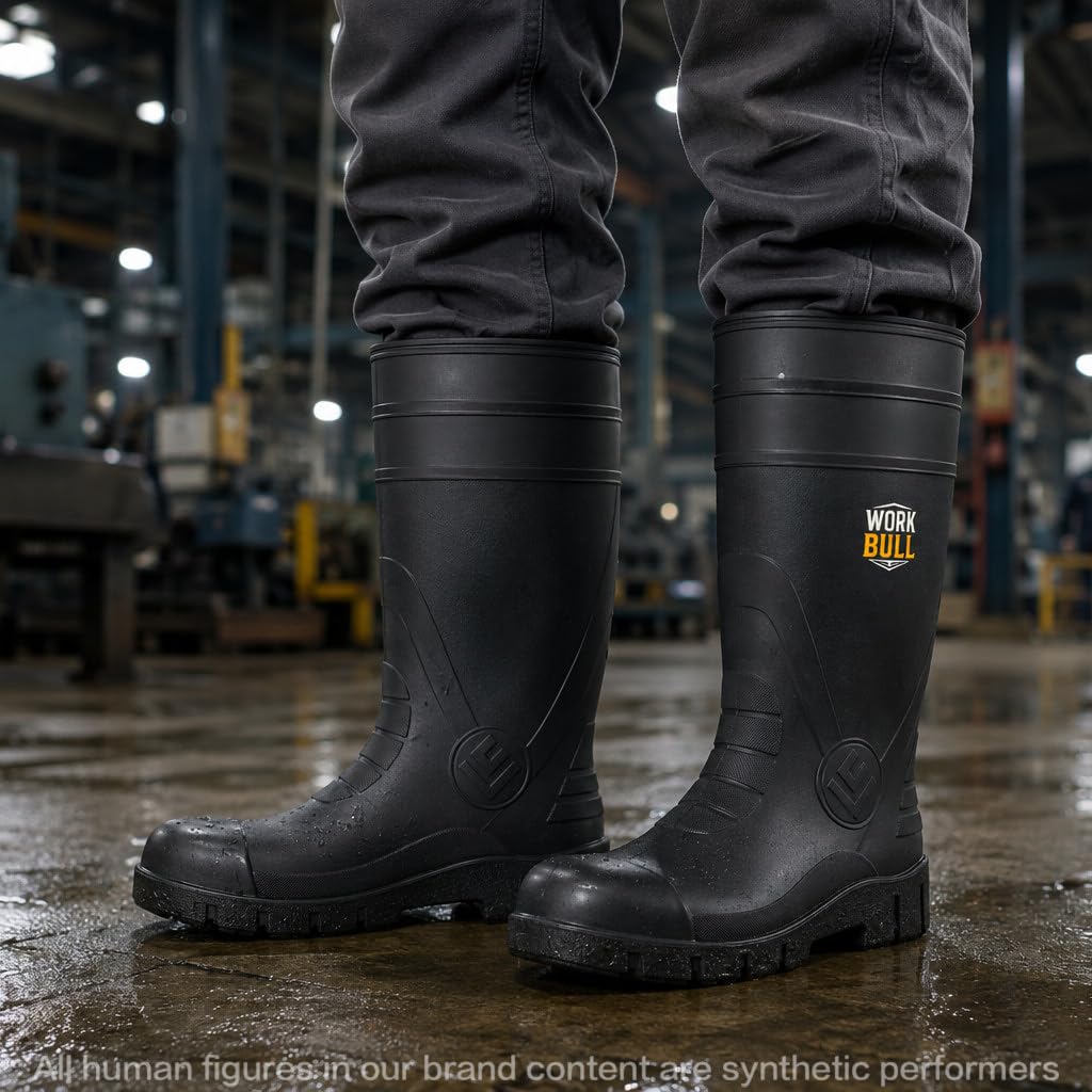 Men's Steel Toe Waterproof Knee High Work Boots K92722