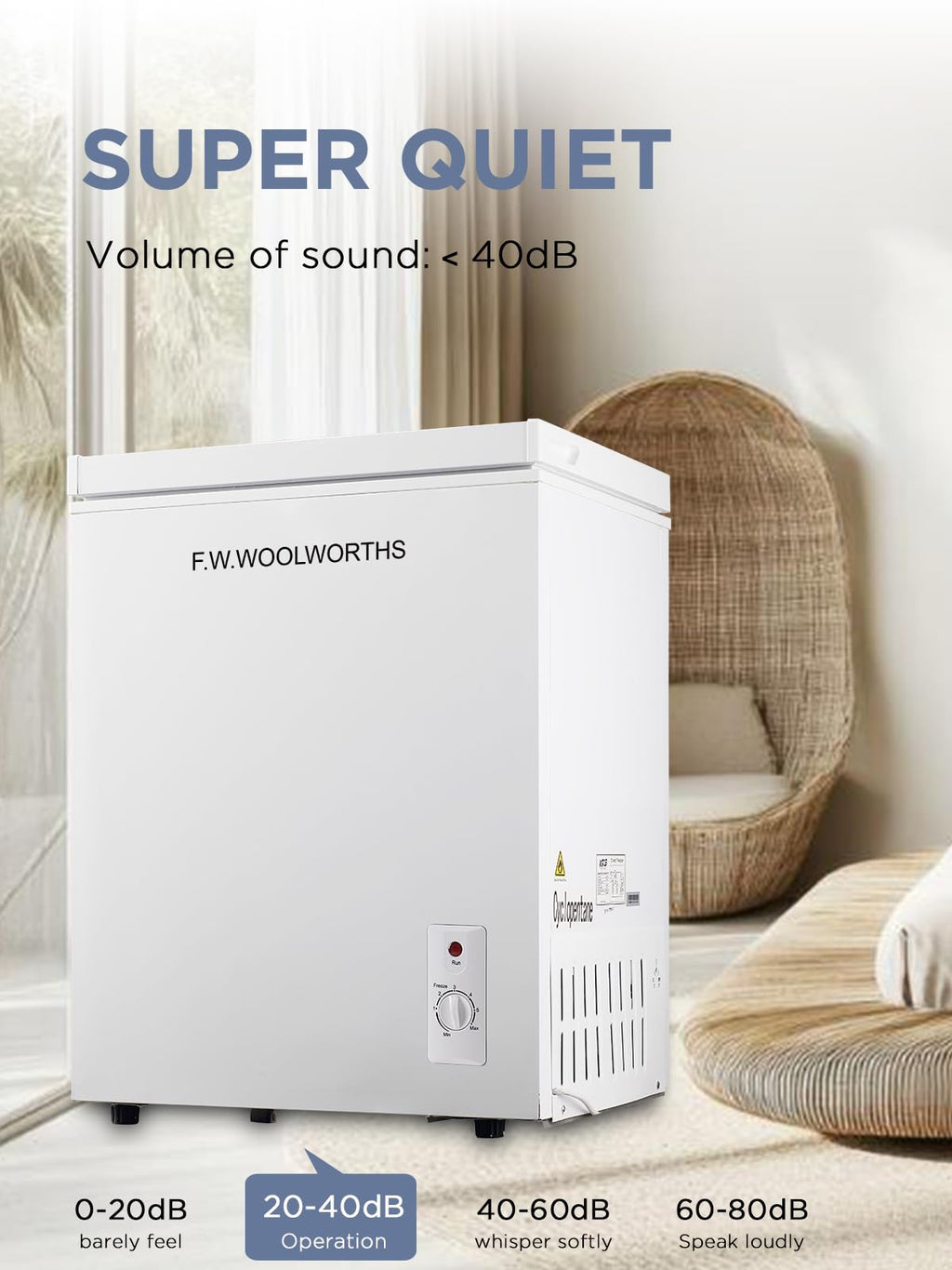 7.0 Cu.Ft Chest Freezer with Removable Basket, White A605289
