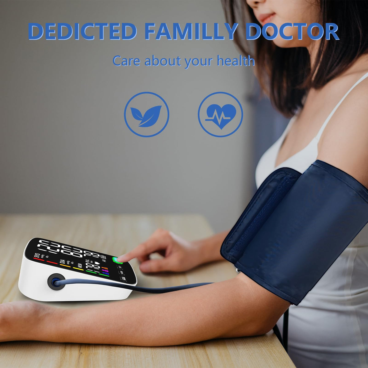 Automatic Upper Arm Blood Pressure Monitor with 5.4 inch LED Screen L5480