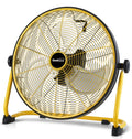 16" Portable Battery Operated Metal Floor Fan X475733