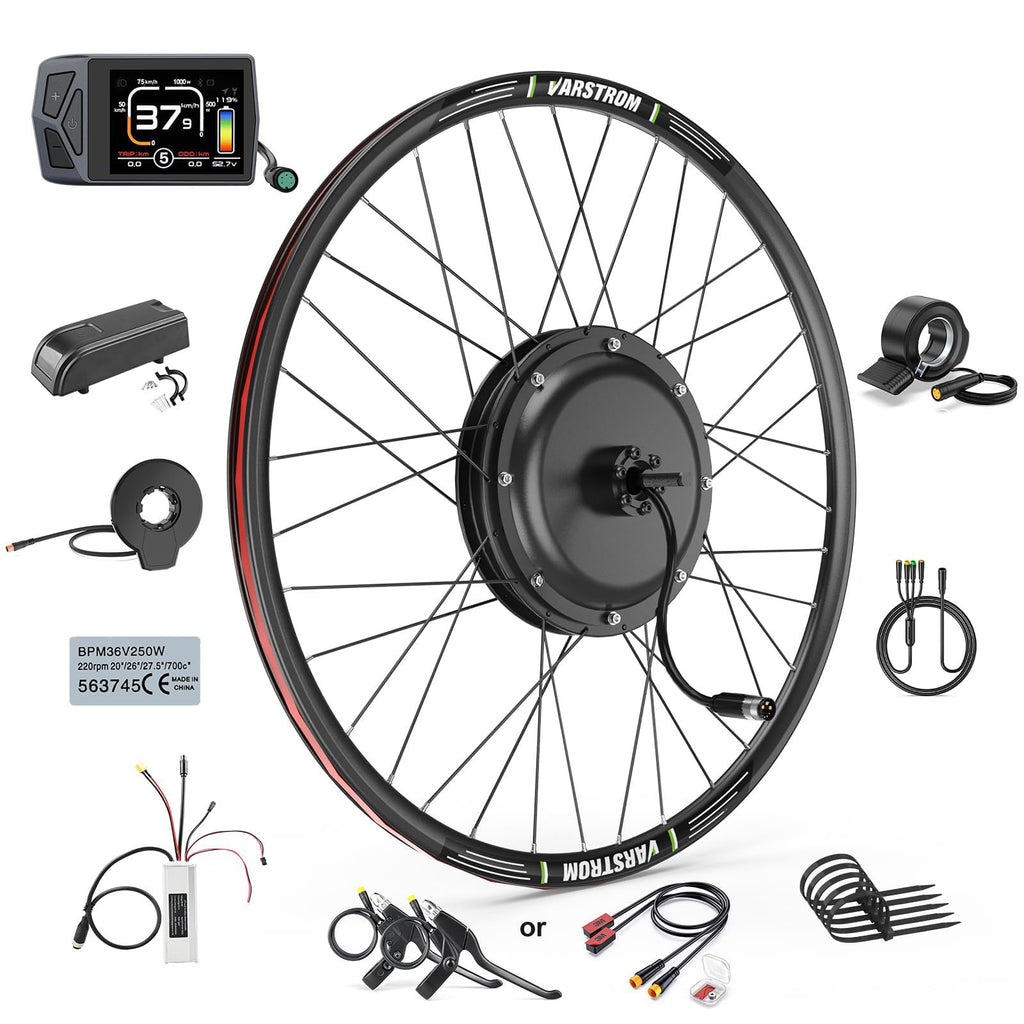 48V 1000W Electric Bike Conversion Kit Rear Wheel Hub Motor T952