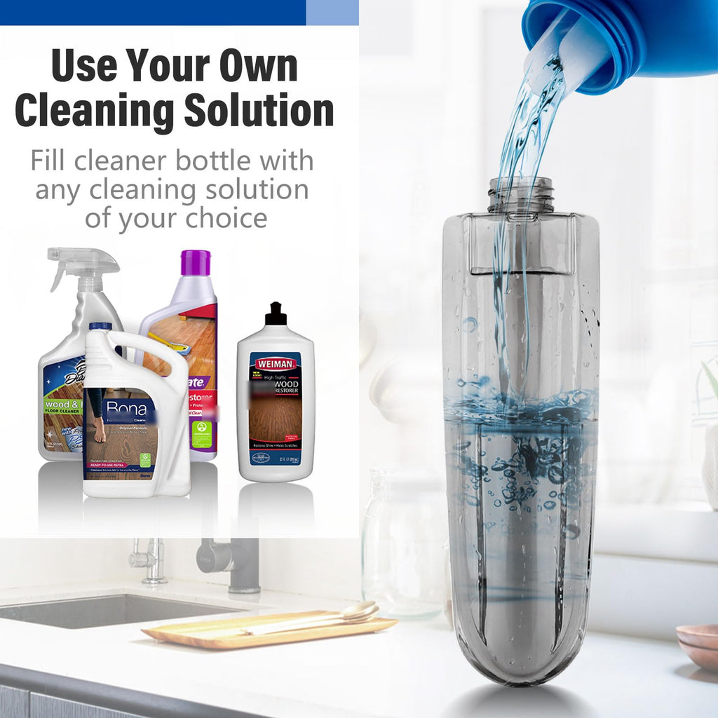 Wet Spray Mop with 14 oz Bottle & 3 Microfiber Pads F952781