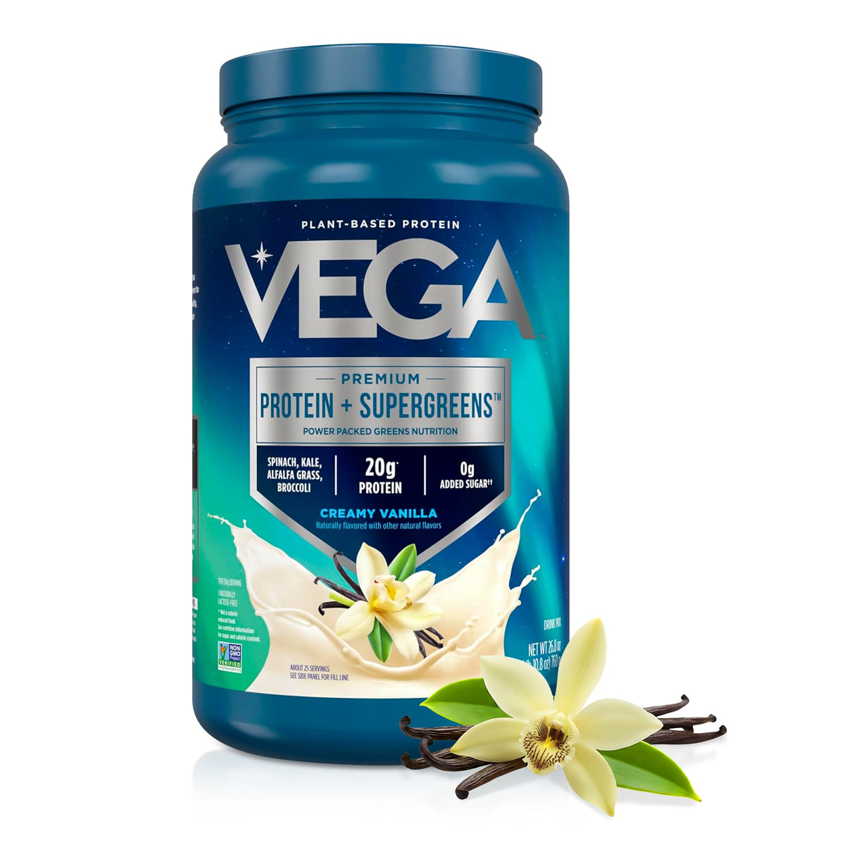 Creamy Vanilla Vegan Protein Powder 26.9 oz F808
