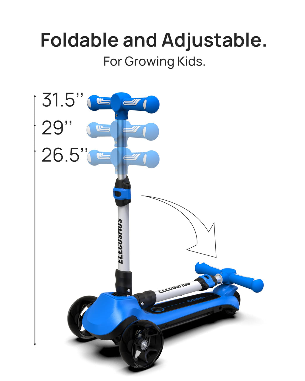 Kids Electric Scooter with LED Wheels J51100