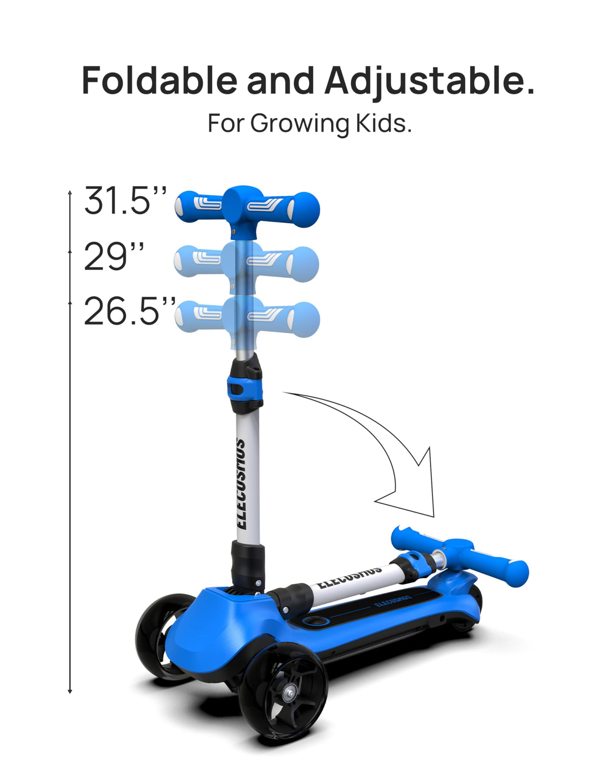 Kids Electric Scooter with LED Wheels J51100
