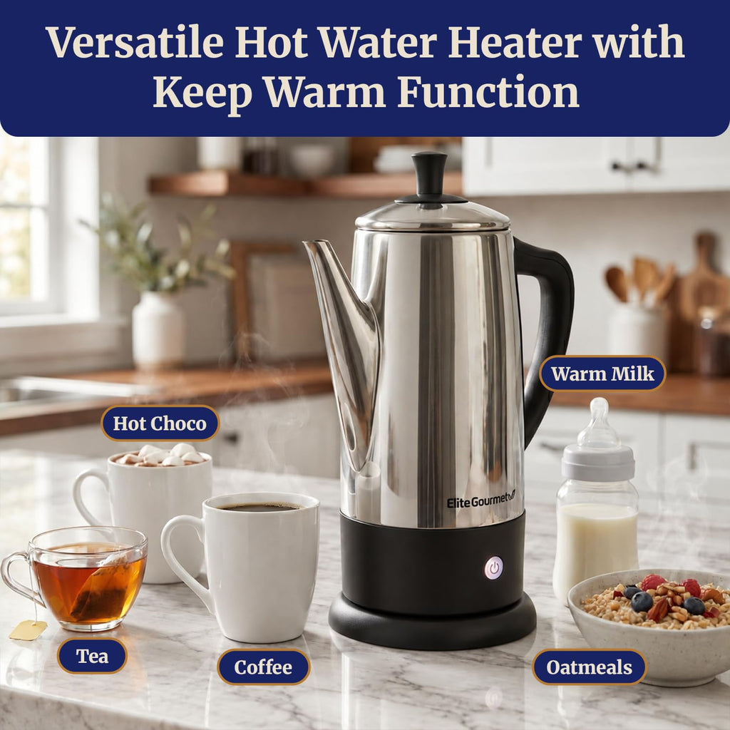 12-Cup Electric Coffee Percolator E7917