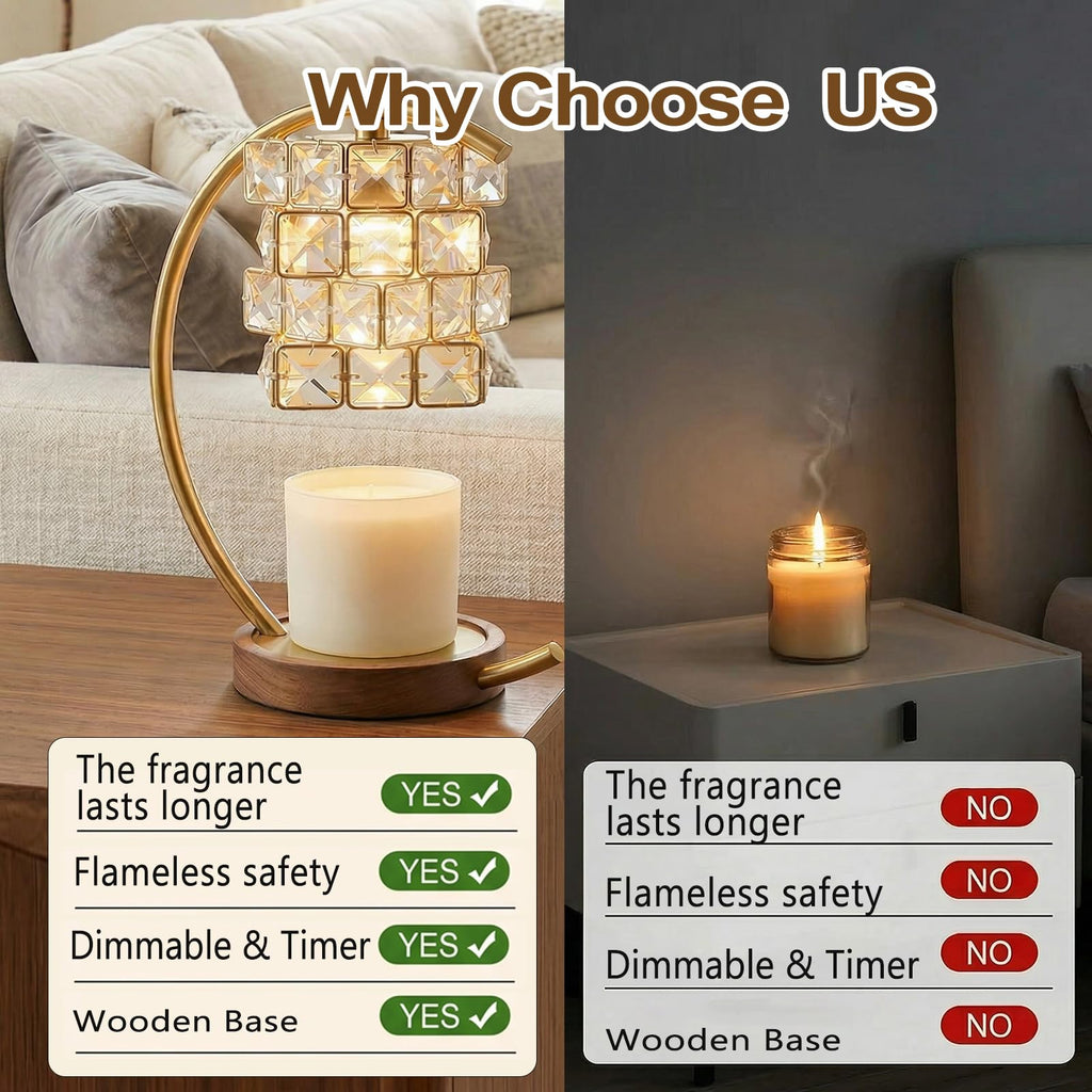 Candle Warmer Lamp with Timer Dimmable Wax Warmer I505