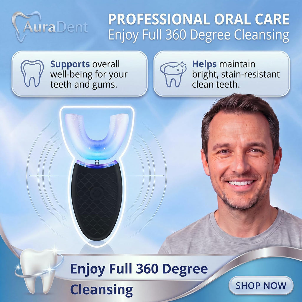 2 Pack U Shaped Automatic Toothbrushes V2473
