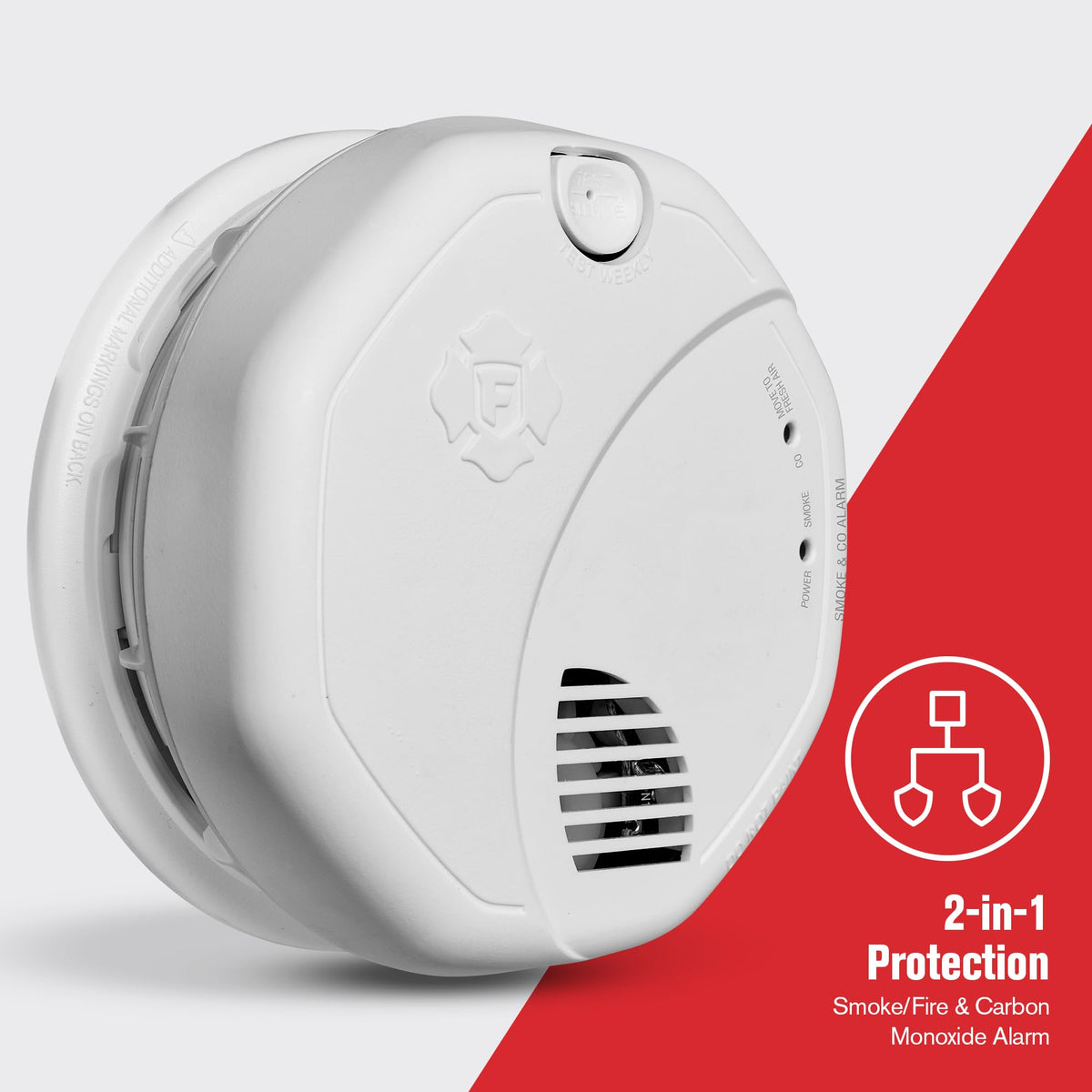 10-Year Battery Combination Smoke & Carbon Monoxide Alarm L65757
