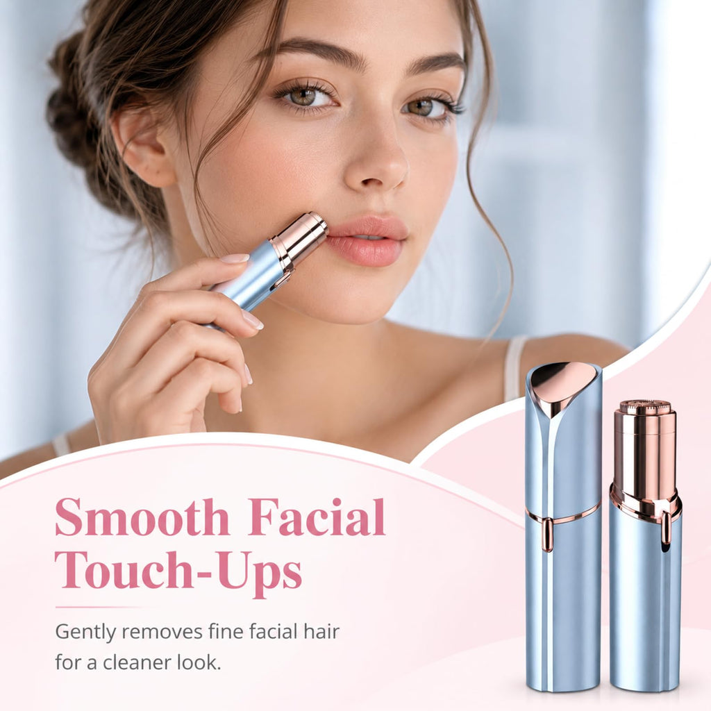 Facial Hair Remover with 2 Replacement Heads E484