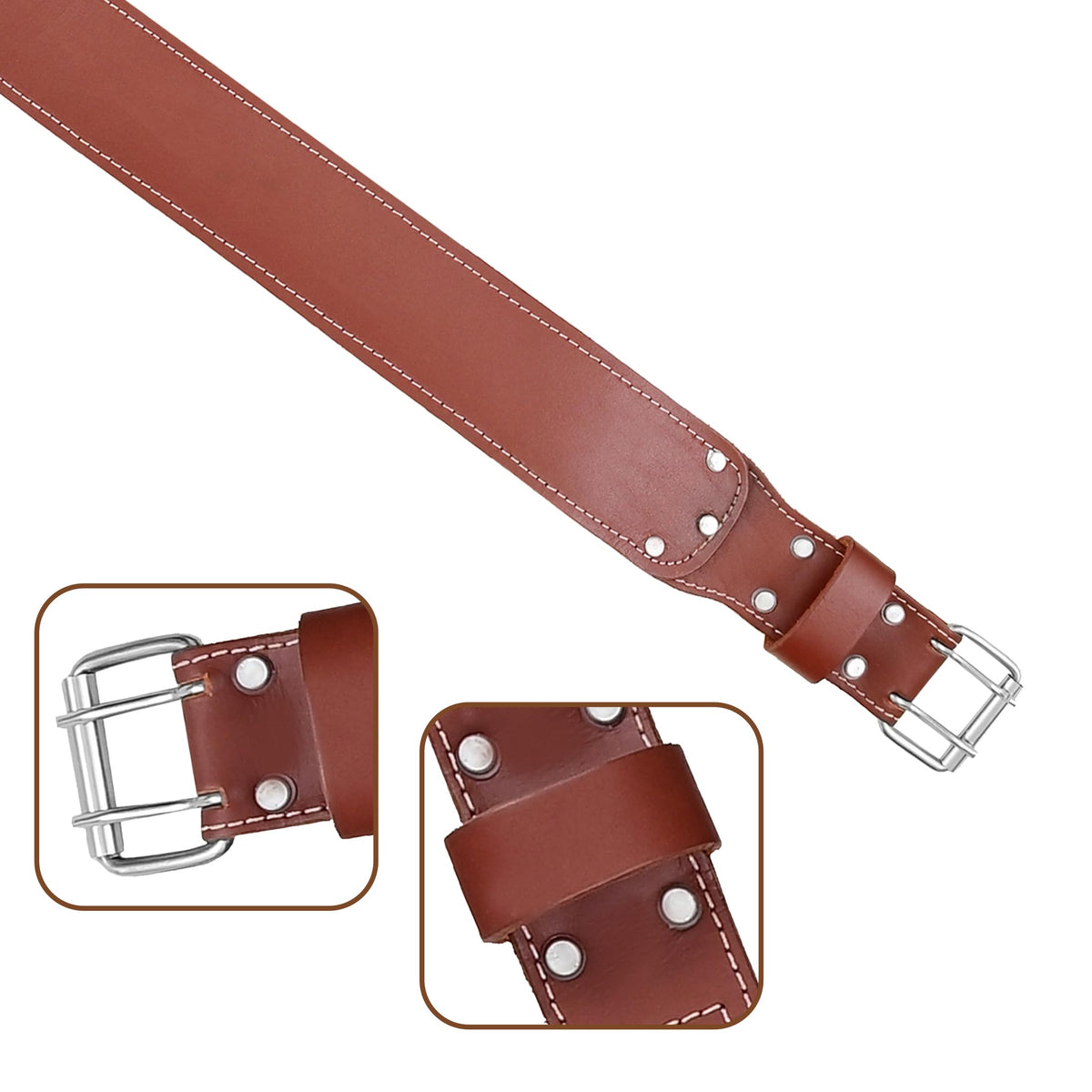 Leather Tool Belt 3 Inch 34" to 49" V78674