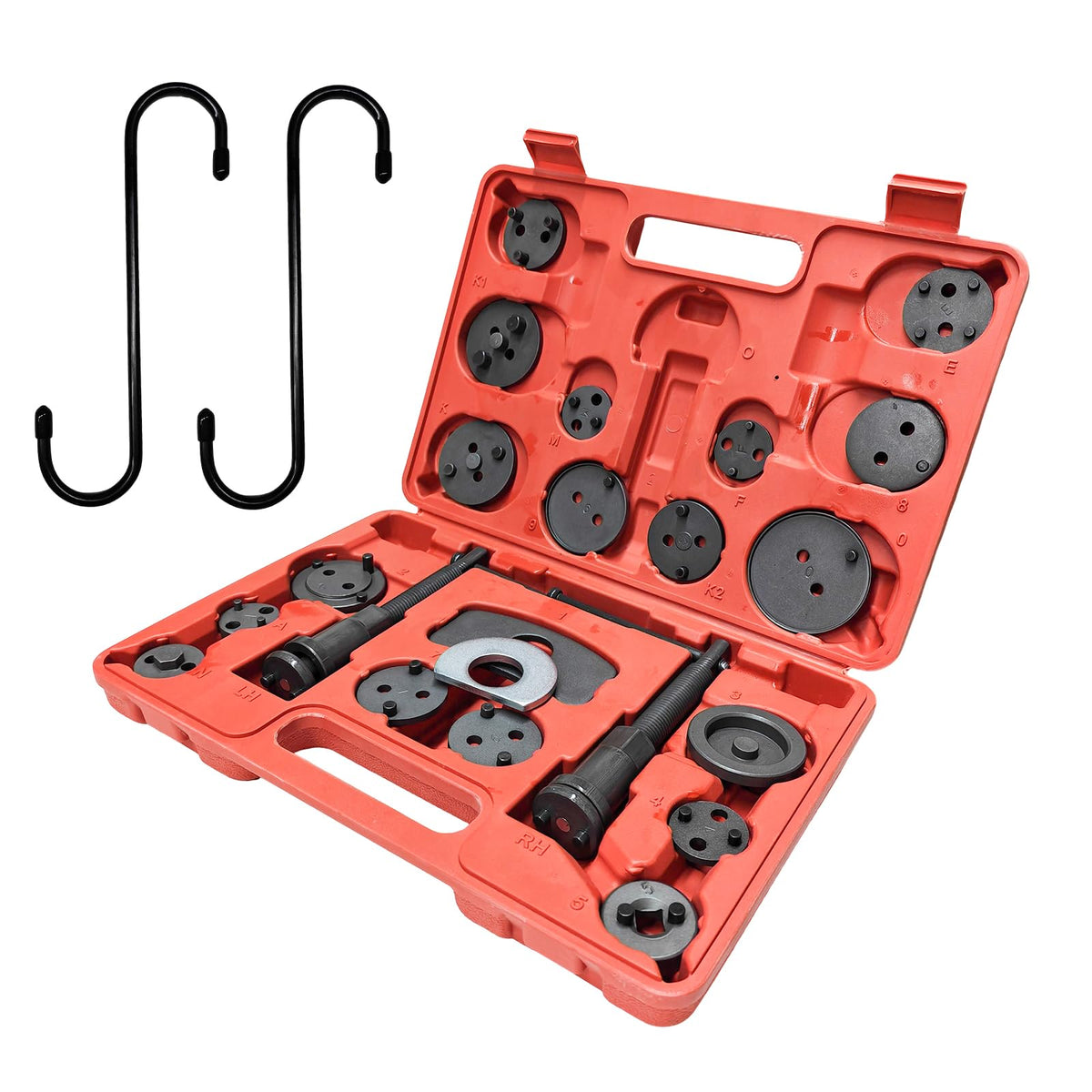 Brake Caliper Wind Back Tool Set with Disc Adapters J300890