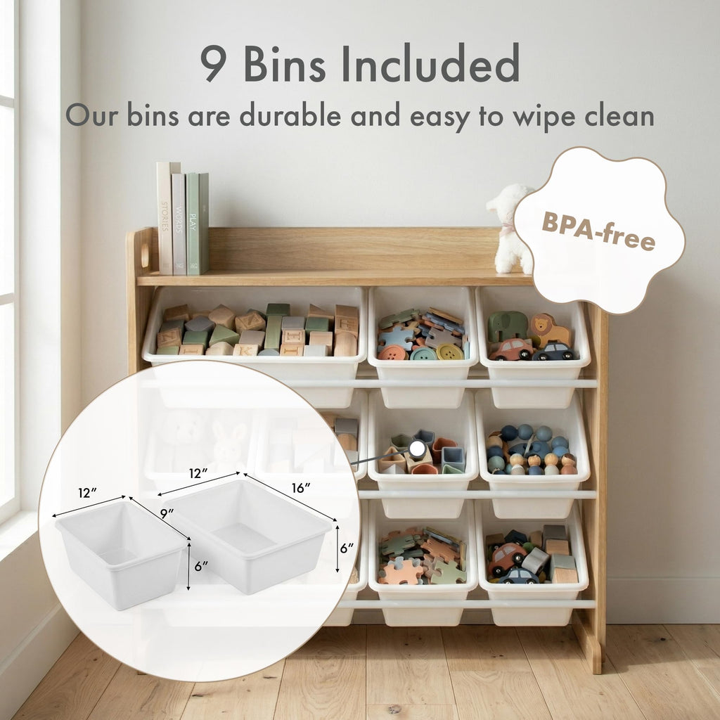 Kids Toy Organizer with 9 Bins V399