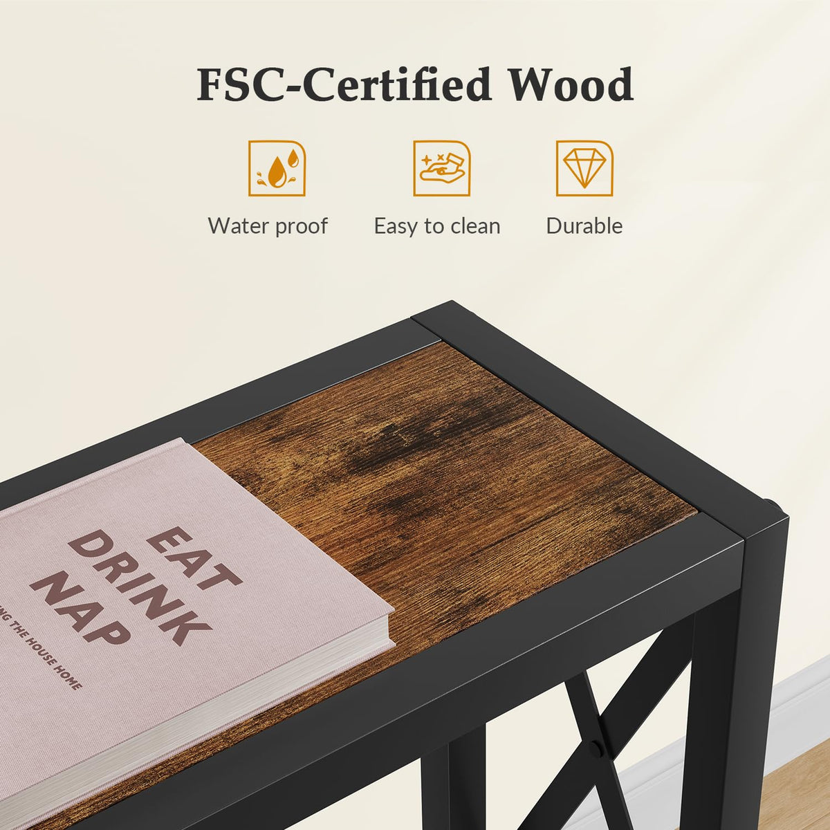 Narrow Console Table with Socket Z209680